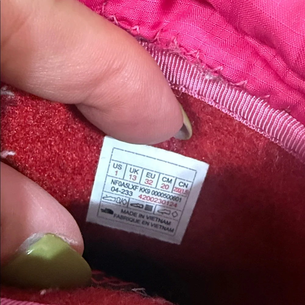 The North Face stylish pink